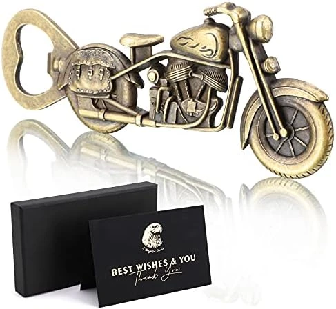 Gifts For Men, Vintage Motorcycle Bottle Opener Beer Opener, Beer Gifts For Men Him Dad Husband Boyfriend, Unique Birthday Gifts, Christmas Gifts, Stocking Stuffers - Image 7