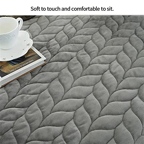 Thick Plush Bay Window Mat Non-Slip Crystal Velvet Bay Window Cushion Pad, Modern Windowsill Bench Seat Cushion For Indoor Tatami Sofa Decor Home Bedroom Living Room