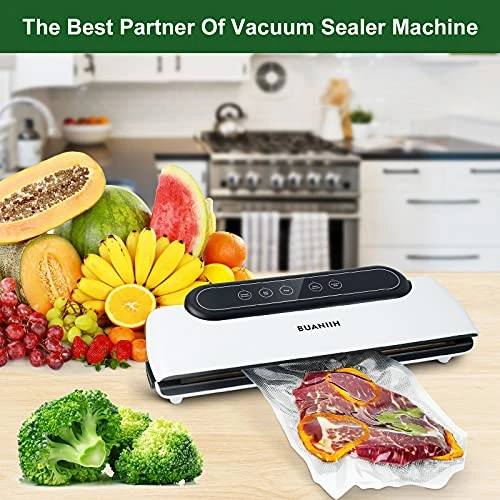 Vacuum Sealer Bags,200 Pint,6"x10",Freezer Storage Bags,Heavy Duty Puncture Prevention,Sous Vide Vacuum Meal Safe,Universal Pre Cut Bag Design - Image 6