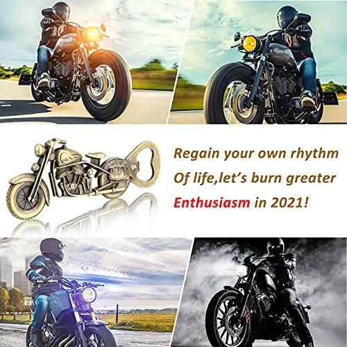 Gifts For Men, Vintage Motorcycle Bottle Opener Beer Opener, Beer Gifts For Men Him Dad Husband Boyfriend, Unique Birthday Gifts, Christmas Gifts, Stocking Stuffers - Image 3