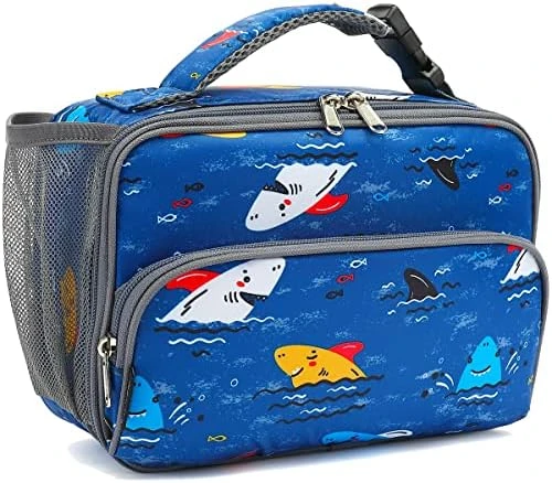 Kids Lunch Box Insulated Soft Bag Mini Cooler Back To School Thermal Meal Tote Kit For Girls, Boys, Astronaut - Image 8