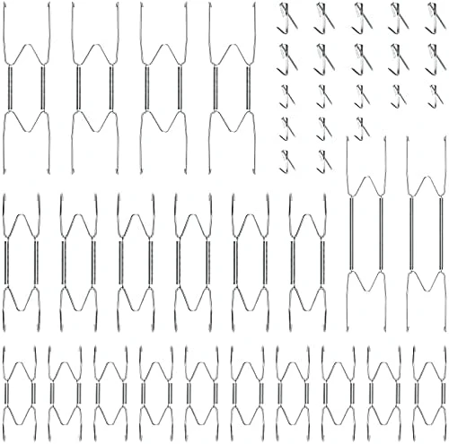 20 Pieces 20 Pieces Plate Hangers 4/5, 6, 8, 10 Inches Invisible Wall Plate Hangers Stainless Decorative Wire Plate Hangers With 20 Pieces Hangers Hook With Nails For Antique Plates And Art (Gold) - Image 7