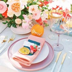 100% Cotton Cloth Napkins Set Of 4, Dinner Napkins Cloth 18x18 Inches, Washable Napkins With Hemmed Edges, Reusable Napkins For Parties, Events, Weddings (18"x18", Pink)