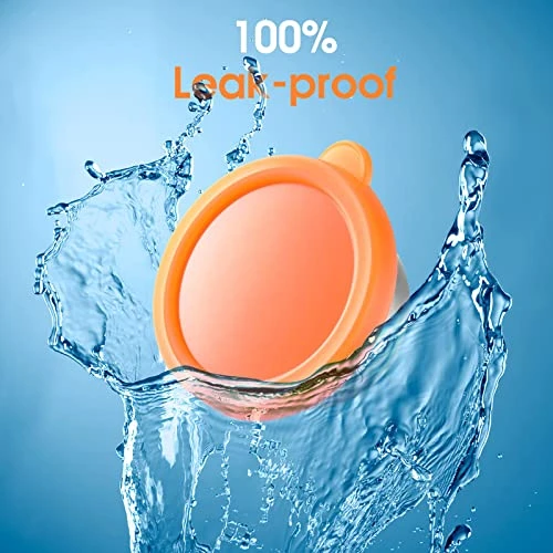 Salad Dressing Container To Go, 6x1.6 Oz Small Containers With Lids, Fits In Bento Box For Lunch, Stainless Steel Condiment Cup, Premium Silicone, Easy Open, Leakproof Dipping Sauce Containers - Image 3