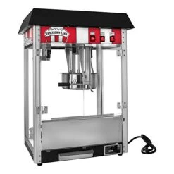 - 8 Oz. Black Popcorn Machine, Each