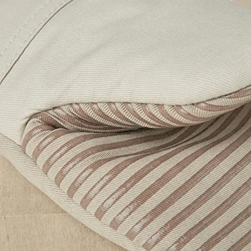 KitchenAid Beacon Two-Tone Non-Slip Oven Mitt Set, Milkshake/Beige, 5.75"x13", 2 Piece - Image 3