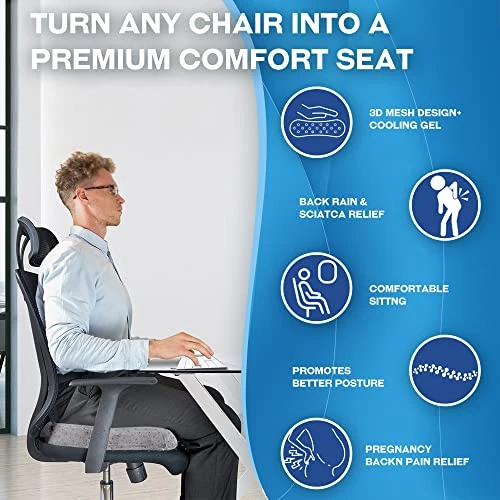 Seat Cushion Pillow For Office Chair - Image 4