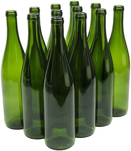 North Mountain Supply B07PR1TZLT 750ml Glass California Hock Wine Bottle Flat-Bottomed Cork Finish - Case Of 12 (750ml Cobalt Blue) - Image 3
