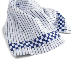 Blue Kitchen Towels (2 Pack) - 100% Cotton Dish Towels | Durable, Ultra Absorbent Dishcloths Sets Of Hand Towels/Tea Towels For Everyday Scrubbing | Quick Drying Kitchen Washcloths Towel Set