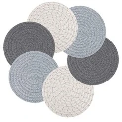 Like Pot Holders Set Trivets Set For Kitchen, 100% Pure Cotton [ Thermal Isolated & Highly Absorbent ], 7" Hot Pot Holders Set ( Value 6 Pack ), Hot Pads, Hot Mats, Spoon Rest For Cooking And Baking