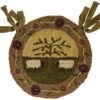 Park Designs Willow & Sheep Hooked Chair Pad