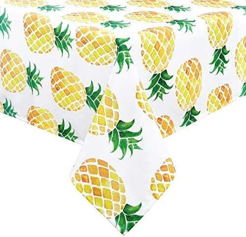 Lemon Tablecloth, Yellow Lemons Table Cloth For Spring Summer, Waterproof Wrinkle Free Tablecloth For Kitchen Dining Room Picnic Party Banquet, Outdoor Indoor Use Tablecloth, Rectangle 60 X 120 Inch - Image 6