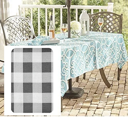 Hotel Buffalo Check Indoor/Outdoor Print Fabric Napkins - Buffalo Plaid Restaurant, Hotel Quality Water Repellent And Stain Resistant, Wrinkle Free Fabric Napkins, Set Of 8 Napkins, Red - Image 5