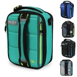 1650076 Expandable Lunch Piece Ultra Plus 4 Containers With Lids And 2 Ice Pieces, Lime Green