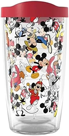 Tervis Disney - Mickey Through The Years Made In USA Double Walled Insulated Tumbler Cup Keeps Drinks Cold & Hot, 24oz, Classic - Image 8