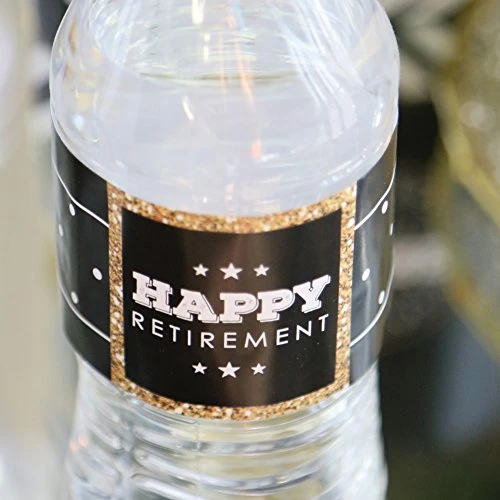 Happy Retirement - Retirement Party Water Bottle Sticker Labels - Set Of 20 - Image 5
