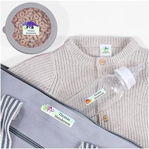 Rainbow Daycare Labels Pack (96 Pack) Durable Personalized Labels For Preschool, Kindergarten, Travel, Clothes, Lunch Boxes And Cups - Image 4