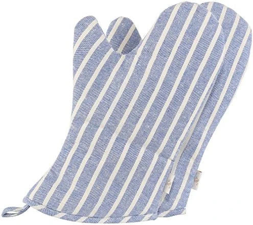 Kitchen Oven Mitts For Kids, Heat Resistant Cotton Oven Gloves Set Of 2 For Cooking Baking, Kitchen Gloves For Farmhouse Restaurant, Polka Dots Pink - Image 8