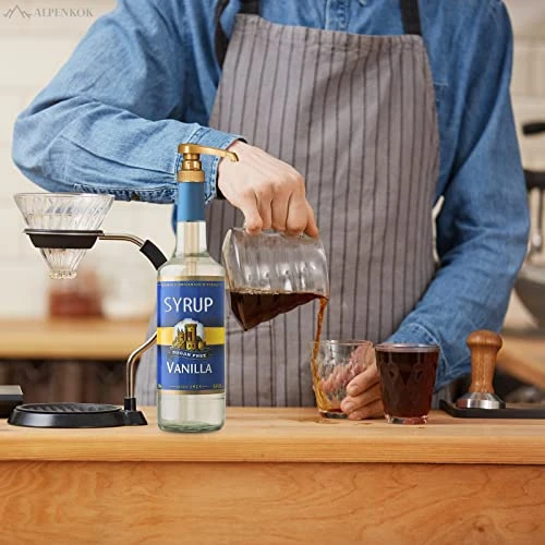 4Pcs Coffee Syrup Pump Dispenser Compatible With Torani Syrup Pump - Creamer Pump For Coffee Syrup Bottle (25.4 Oz-750ml) - Davinci Syrup Pump Bottle Pump Dispenser Coffee Syrup Pumps ALPENKOK - Image 6