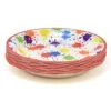 Artist Painting Party Supplies Disposable Tableware Set 24 9" Paper Plates 24 7" Plate 24 9 Oz Cup 50 Lunch Napkin For Art Pallet Painter Brush Paint Splatter Splash Colorful Theme Birthday Decoration