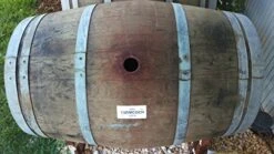 CUGHYS Used Wine Barrel Solid Oak From Napa Valley By Wine Barrel Creations9