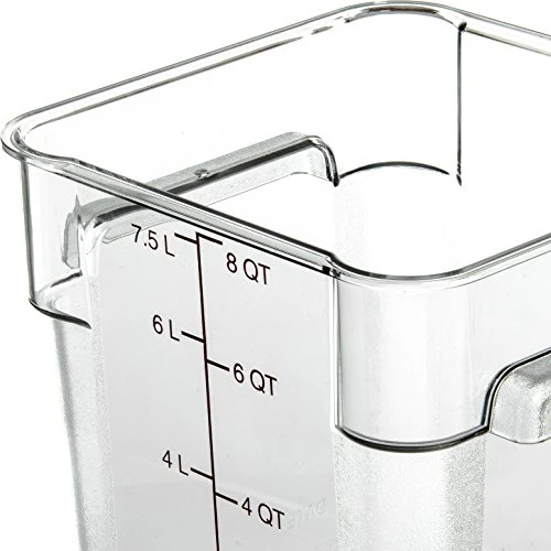 10723AF07 StorPlus Square Container Only, Polycarbonate, 8 Quart, Purple - Image 4