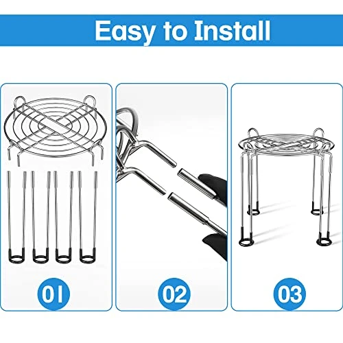 Water Filter Stand For Berkey, 8 Inches Tall 9 Inches Diameter Stainless Steel Pitchers Countertop With Rubber Non-Slip, Works For Most Gravity-Fed Dispenser Replacement Countertop Water Filters - Image 2
