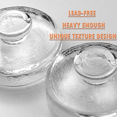 5-Pack Glass Fermentation Weights With Easy Grip Handle And Unique Texture Design For Large Wide Mouth Mason Jars - Image 3
