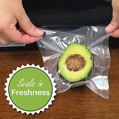 2 Rolls 11-Inch-by-50-Foot Vacuum Food Sealer Bags - Compatible With Foodsaver - Embossed Commercial Grade FoodVacBags Make Own Size For Sous Vide Or Storage - Image 3