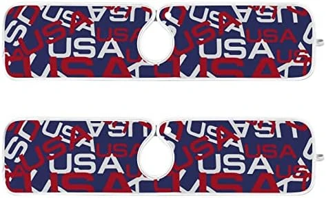 2 Pack Kitchen Faucet Mat Absorbent Washable Sink Splash Guard Faucet Drip Drying Mat Bar Countertop Water Catcher Mat Large 30x5 Inch, Usa Flag - Image 7