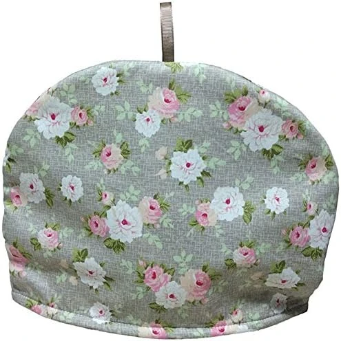 Cotton Tea Cozy Vintage Floral Printed Teapot Cover Tea Pot Décor Cozies Insulated Kettle Kitchen Dust Cover - Image 6