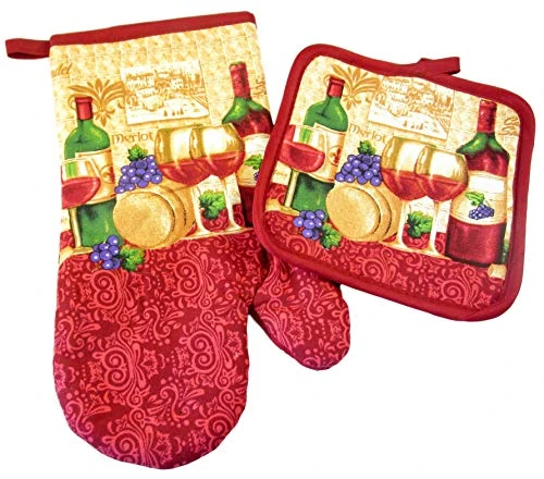 GENERIC 100% Cotton Kitchen Sets: Dish Towels, Oven Mitts, And Pot Holders (#5) - Image 2