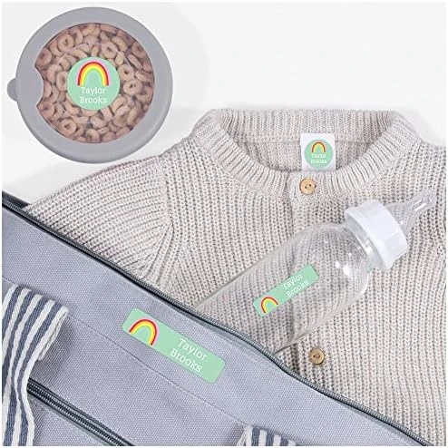 Rainbow Daycare Labels Pack (96 Pack) Durable Personalized Labels For Preschool, Kindergarten, Travel, Clothes, Lunch Boxes And Cups - Image 13