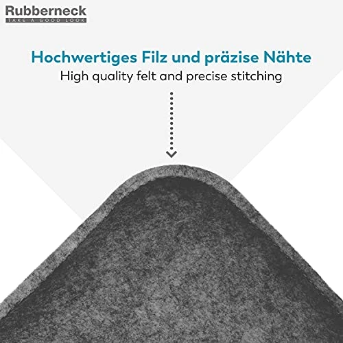 Set Of 4 Chair Seat Pads, Square Indoor Cushion With Non-Slip Bottom, Thick Soft Felt, 13x13 Inches, Dark Gray - Image 2