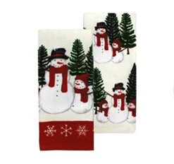 Nic Snowman Kitchen Towel 2-pk.
