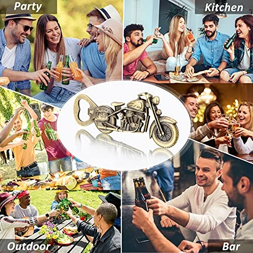 Gifts For Men, Vintage Motorcycle Bottle Opener Beer Opener, Beer Gifts For Men Him Dad Husband Boyfriend, Unique Birthday Gifts, Christmas Gifts, Stocking Stuffers - Image 4