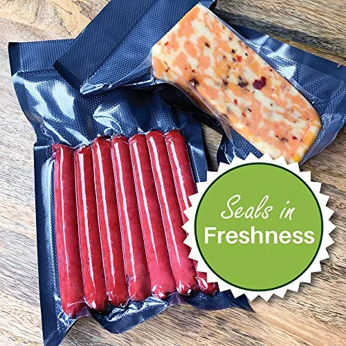 11X50 Black & Clear Vacuum Sealer Bag Roll, Foodsaver Compatible, Heavy-Duty, Commercial Grade, Odor Resistant, Sous Vide, Light Protection - Image 3