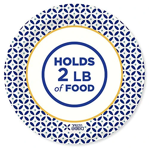 Sposable Paper Plates, 10-1/16 In. Dinner Size, Printed, 176 Count - Image 5