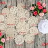 TOSEEY 26pcs Mini Handmade Crochet Doilies For Crafts,3-6 Inches Vintage Wedding Decorate Hight Tea(13pcs White&13pcs Beige)