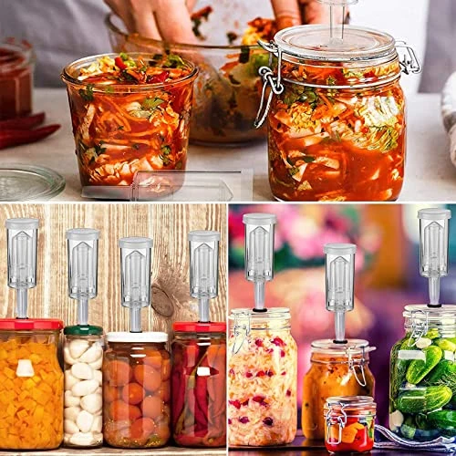 Brewing Airlock Kit, 24 Airlock Grommet And 6 Fermentation Airlocks, Wine Airlock, Used For Brewing Wine, Sauerkraut, Pickles, Etc. Airlock Kit, FDA Transparency Upgrade - Image 6