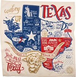 By Kathy LOL Made You Smile Dish Towel, Super Texas