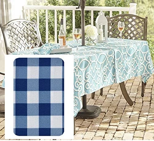 Hotel Buffalo Check Indoor/Outdoor Print Fabric Napkins - Buffalo Plaid Restaurant, Hotel Quality Water Repellent And Stain Resistant, Wrinkle Free Fabric Napkins, Set Of 8 Napkins, Red - Image 7