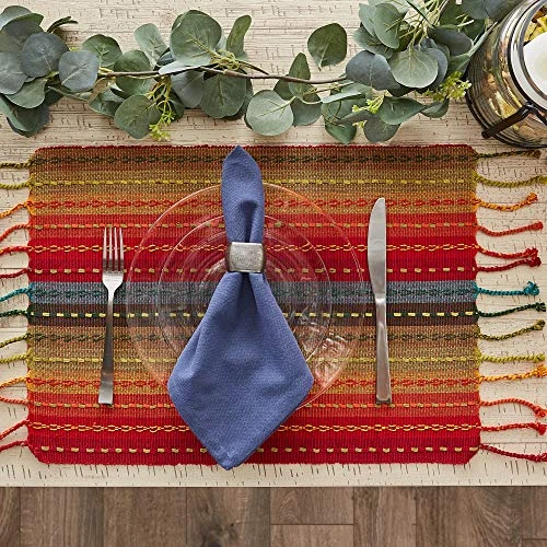 Southwest Collection Tabletop, Placemat Set, Spice, 6 Piece - Image 3