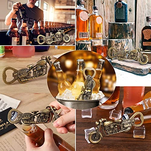 Gifts For Men, Vintage Motorcycle Bottle Opener Beer Opener, Beer Gifts For Men Him Dad Husband Boyfriend, Unique Birthday Gifts, Christmas Gifts, Stocking Stuffers - Image 5