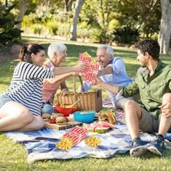 SUPWISER 100 Pcs Popcorn Bags, 1 Oz Movie Night Paper Popcorn Bags Bulk Individual Servings For Popcorn Machine Kitchen Party Movie Theater, Carnival Party, Decorations Supplies (100)